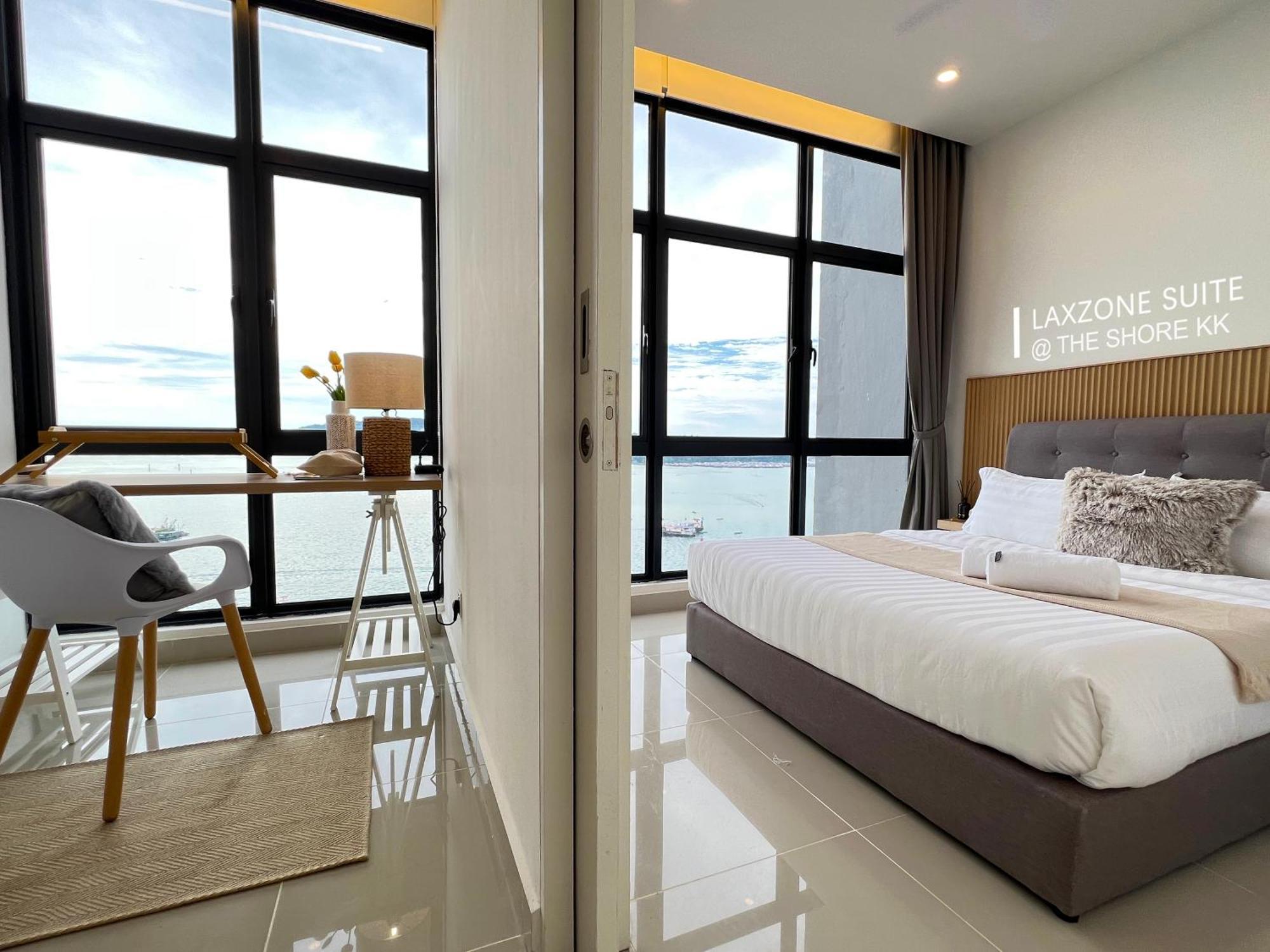 The Shore Cbd Kota Kinabalu By Laxzone Suite חדר תמונה